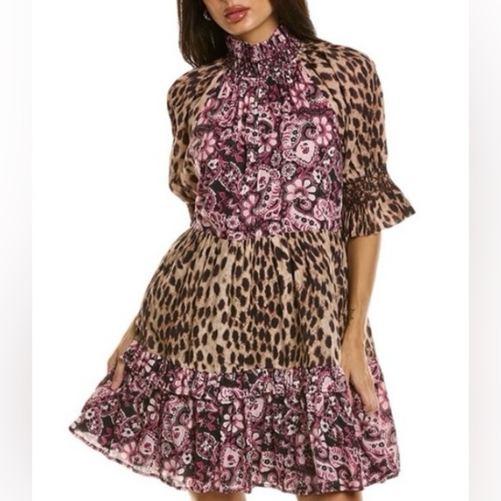 NEW FIGUE Halima Mini Dress.Size XS. NWT. MSRP $495.